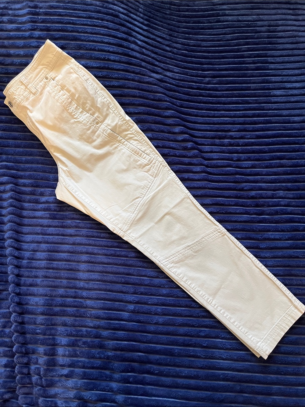 Eddie Bauer Cream Slim Pants